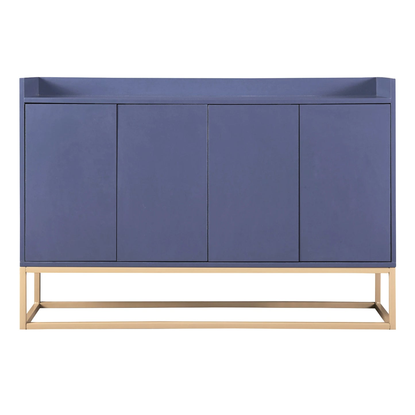 Armoire bleue 4 portes grand rangement - Le Vendôme Verlaine Maison